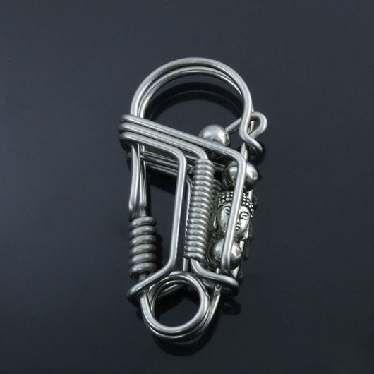 Llavero de Metal Brass para Auto - Colgante Unisex Elegante - Image 24