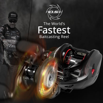 Carrete de Pesca Competencia British Drip Wheel 105 - Alta Velocidad