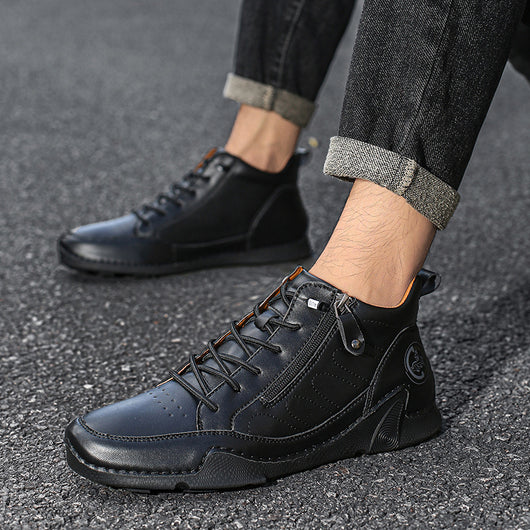Zapatos Deportivos de Cuero para Hombre Talla Grande - Image 4
