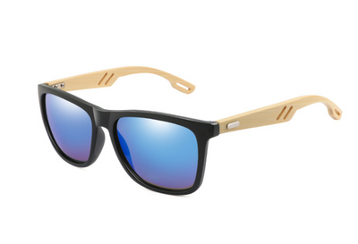 Gafas de Sol Bambú Cuadradas Coloridas para Hombre y Mujer - Image 2