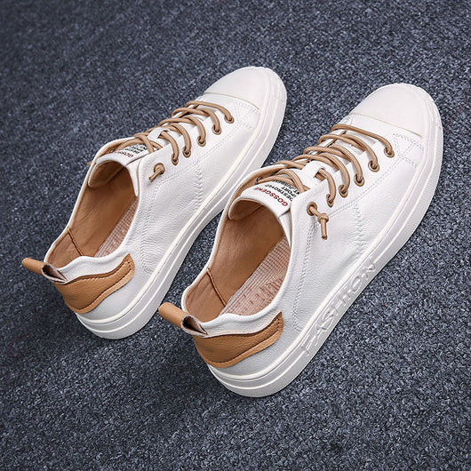 Zapatos Blancos Casuales para Hombre - Estilo Moderno y Versátil