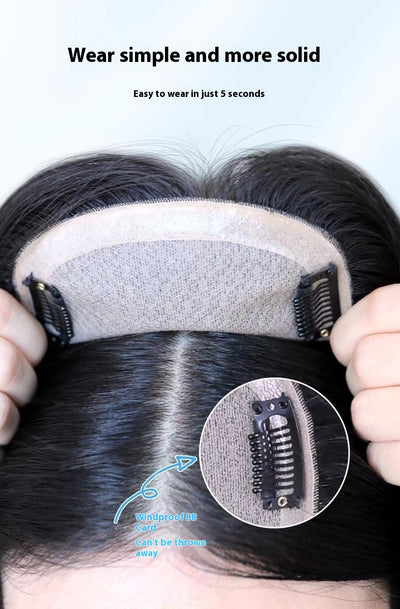 Peluca Completa de Cabello Natural para Mujer - Volumen Alto y Cobertura Total - Image 17