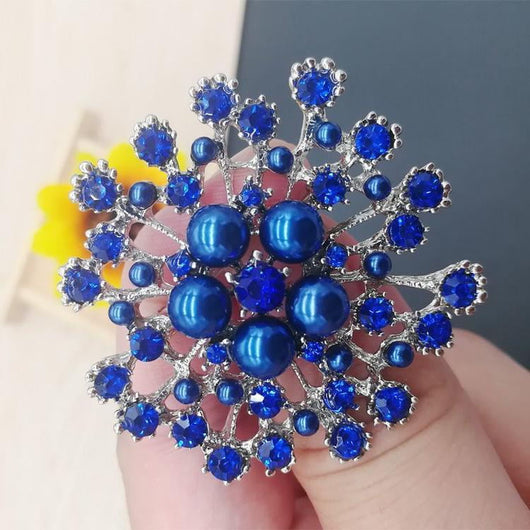 Broche Floral Exquisito Grande para Mujer - Image 9