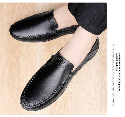Zapatos de Cuero Gamuza para Hombre - Estilo Ejecutivo Casual - Image 14