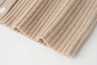 Cardigan de Cachemira Corto para Mujer - Cuello Solapa Otoño Temprano - Image 37