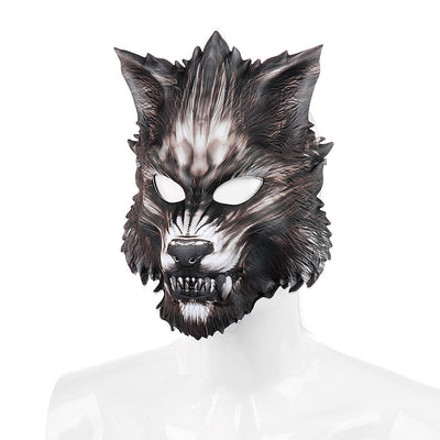 Máscara de Lobo Animal Semirrostro Carnaval Mascarada EVA - Image 10