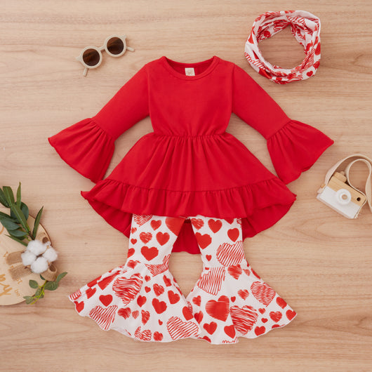 Conjunto de 3 Piezas: Short, Blusa y Accesorios para Niñas - Image 20