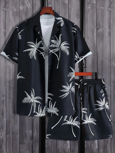 Conjunto Hawaiano Hombre: Camisa y Shorts Holgados de Manga Corta - Image 23