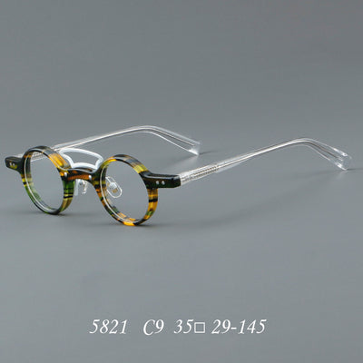 Gafas Retro Marco Redondo Pequeño Estilo Japonés - Image 10