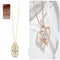 Colar Feminino Detachável com Trevo de Quatro Folhas Deformado e Zircônia, com Múltiplas Formas de Uso e Corrente Curta na Clavícula, Conjunto de 16 Peças Explosivas