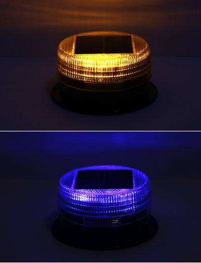 Luz de Advertencia Solar Magnética Roja y Azul para Techos - Image 15