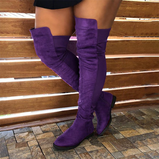 Botas de Cuero Impermeables para Mujer - Tacón Bajo Elegante - Image 6