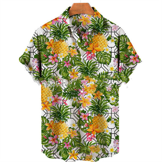 Camisa Casual Slim Fit con Estampado 3D para Hombre - Image 29