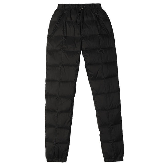 Pantalones Térmicos de Plumón para Mujer - Cintura Alta Blanco - Image 11