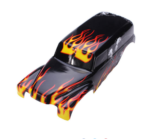 Carrocería de Repuesto RC Grave Digger Traxxas 110 RT