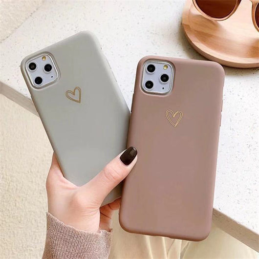 Funda iPhone Compatible con Apple Diseño Minimalista Amor
