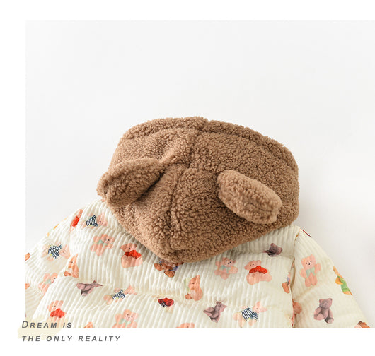 Chaqueta de Invierno de Algodón Estampada para Bebé - Image 5