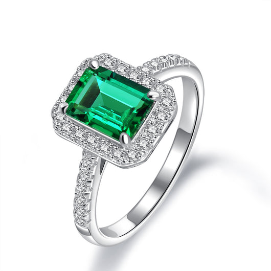 Anillo de Esmeralda en Plata 925 Estilo Vintage Clásico - Image 10
