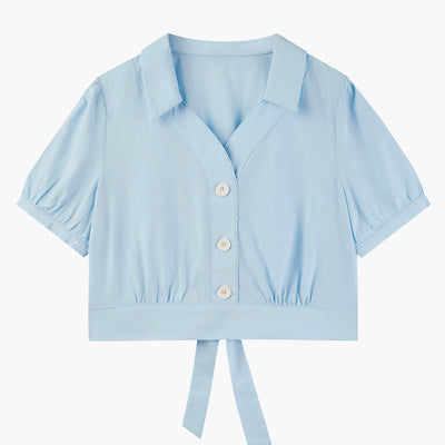 Polo Corta Mujer Diseño Sofisticado - Image 12