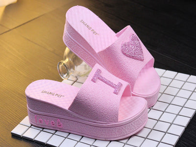 Pantuflas Cómodas para Mujer con Diseño de Corazón Durazno y Suela Gruesa Acolchada - Image 19