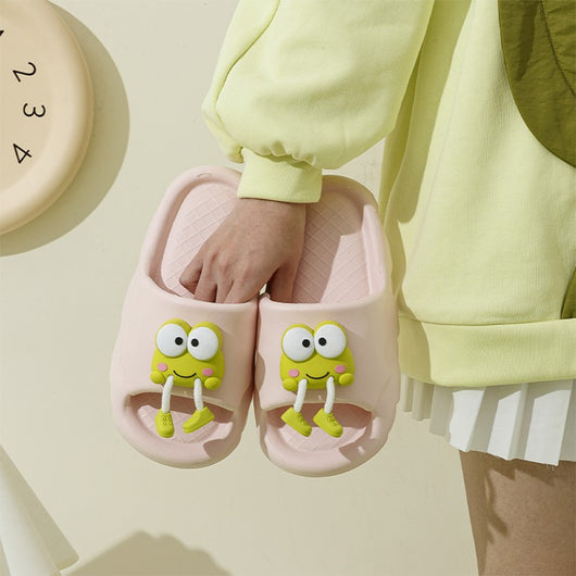 Pantuflas Rana de Dibujos Animados con Suela Suave Antideslizante para Mujer - Image 5