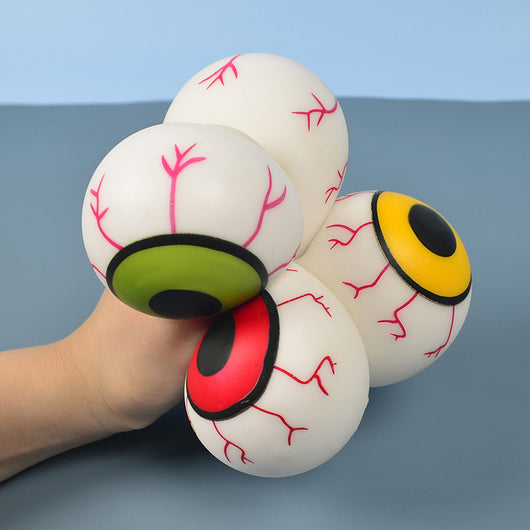 Pelota Antiestrés con Ojos de Horror - Juguete Sensorial Exprimible - Image 6