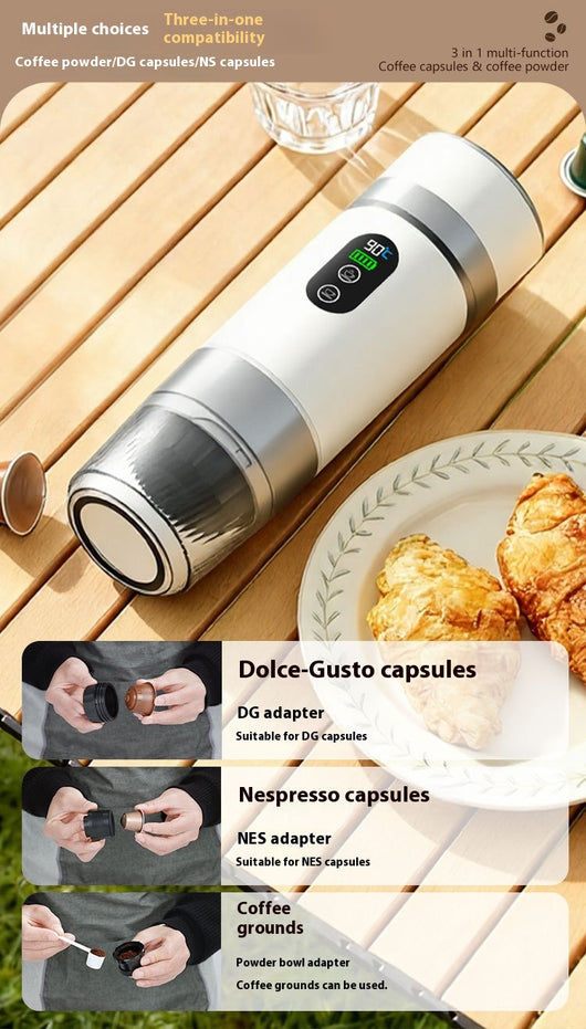 Cafetera de Presión Portátil Americana con Calentamiento Rápido - Image 9