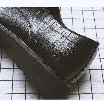 Zapatos de Cuero Casual Estilo Coreano con Altura Aumentada para Hombre - Image 11
