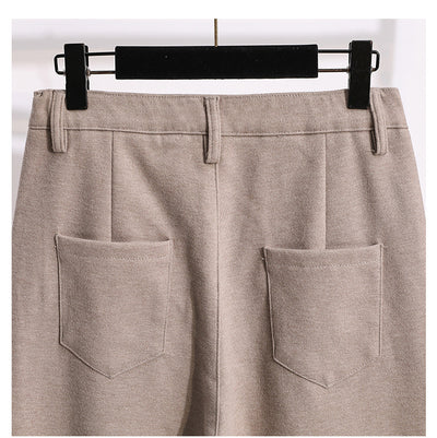 Pantalones de Lana Cintura Alta Sueltos y Reductores - Image 6