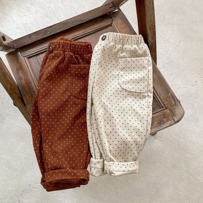 Pantalones de Pana Estampados Sueltos y Cómodos - Image 16