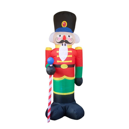 Decoración Navideña Inflable Santa Claus con Luz LED - Soldado Navideño para Jardín - Image 18