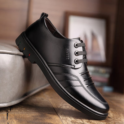 Zapatos Formales de Cuero para Hombre - Elegancia Transpirable para Negocios - Image 5