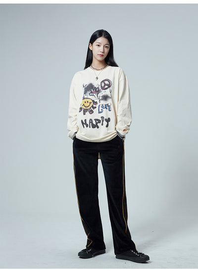 Blusa Manga Larga Smiley para Mujer - Image 6