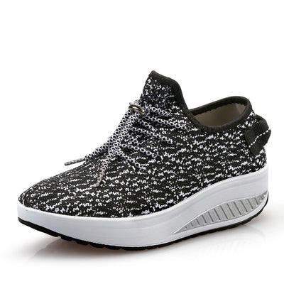 Zapatos Deportivos Tejidos con Suela Gruesa - Comodidad y Estilo - Image 18