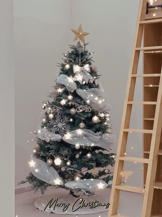 Cintas de Seda y Moños Decorativos para Árbol de Navidad - Image 24