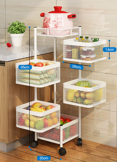 Carrito Organizador de Verduras con Ruedas - Image 15