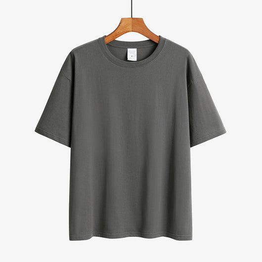Camiseta de cuello redondo con hombros caídos - Image 30