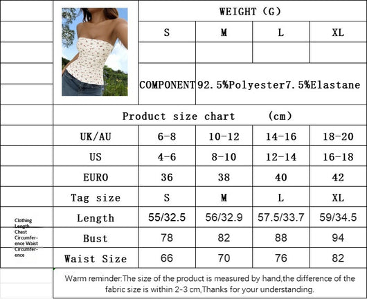 Top Corsetero Floral Elegante para Mujer - Image 7