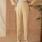 High-Waisted Straight Leg Pants Summer Naples - Light and Breathable