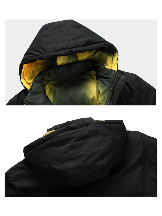 Chaqueta de Invierno Reversible de Algodón para Hombre - Image 10