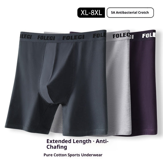 Boxer Briefs Deportivos Alargados para Hombre - Algodón Puro Transpirable - Image 2