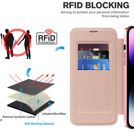 Funda Protectora con Cargador Inalámbrico Transparente y Soporte para Tarjetas - Image 18