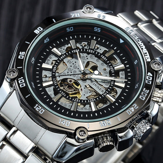 Reloj Automático Hueco Winner Winner - Diseño Mecánico Elegante - Image 9