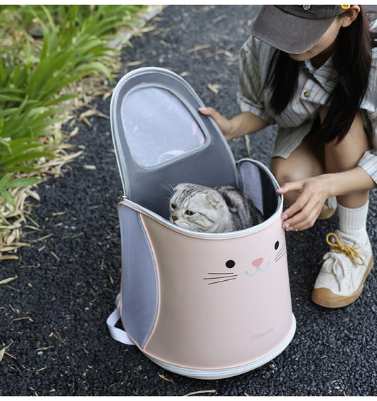 Mochila Transportadora Plegable para Mascotas - Gran Capacidad para Gatos y Perros - Image 27