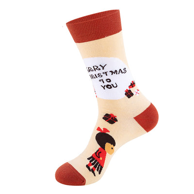 Medias Navideñas con Diseño de Papá Noel y Muñeco de Nieve - Image 32