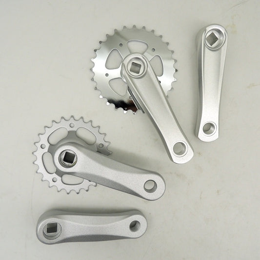 Biela de Aluminio para Bicicleta Infantil con Piñón Integrado