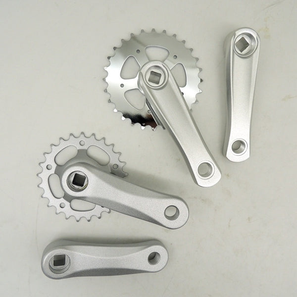Biela de Aluminio para Bicicleta Infantil con Piñón Integrado