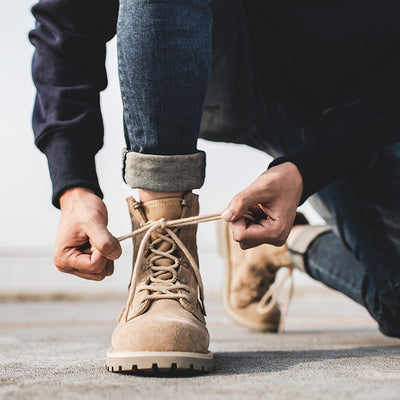 Botas Martin Hombre Estilo Británico Clásico - Otoño e Invierno - Image 9