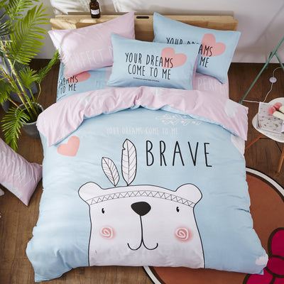 Ropa de Cama Infantil de Algodón con Diseños Animados - Image 32