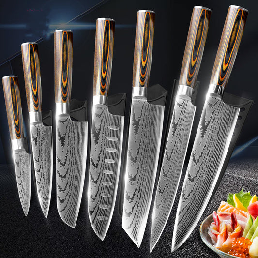 Cuchillo de Chef Acero Estampado Premium